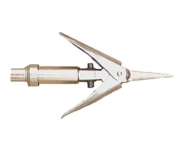 Double Barb Rock Plated Point - 6mm