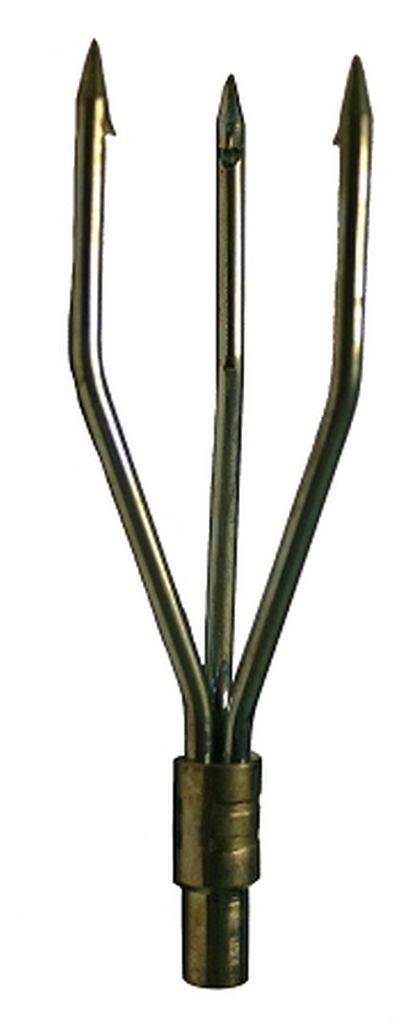 4" Medium Trident Point - Plated