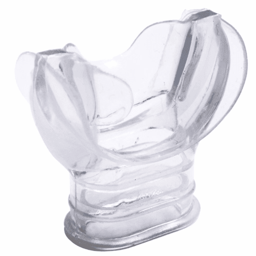 Mouthpiece Apex Style Clear Silcone - Unpackaged