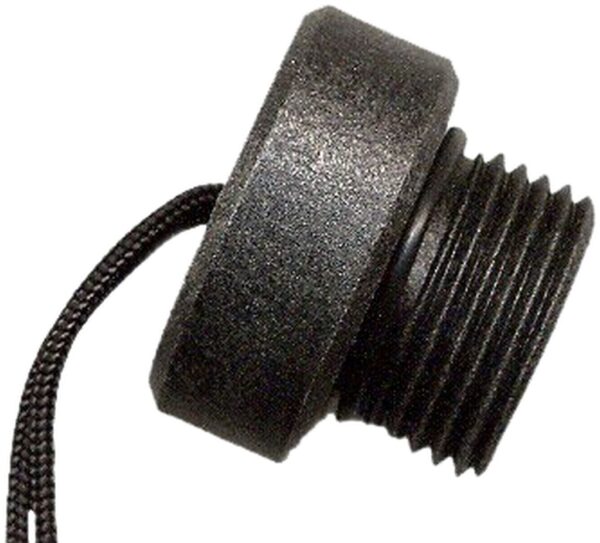 Hard Tank Valve Plug With String