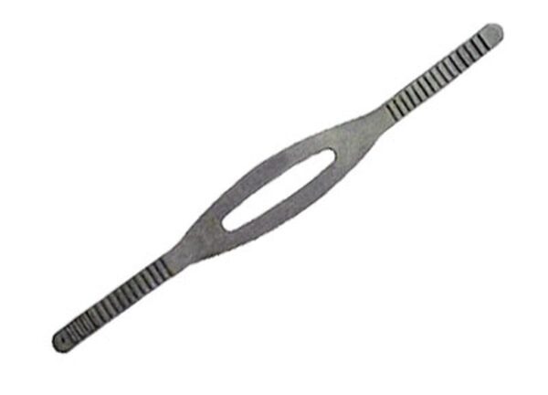 Black Kraton Mask Strap - Ribbed
