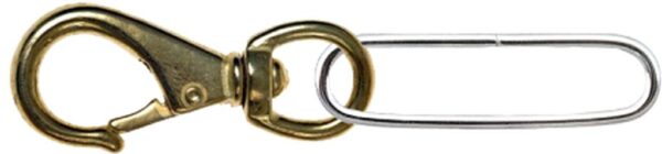 #1 Snap Hook With Swivel With Stainless Loop