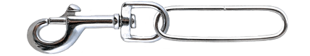 1130BSS Medium Gear Clip With Stainless Steel Loop
