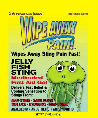 Wipe Away Pain - Jelly Fish Sting