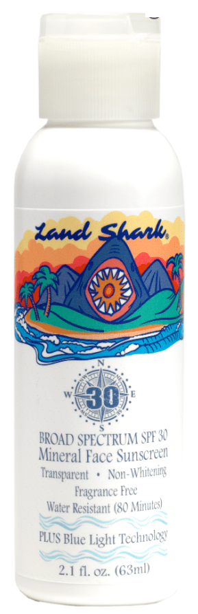 Land Shark Transparent Zinc/Titanium Mineral Based Spf 30 Sunscre