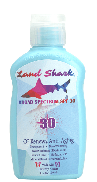 Land Shark Transparent Zinc/Titanium Mineral Based Spf 30 Sunscre