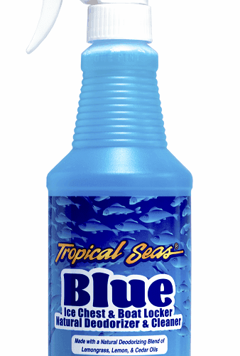 Tropical Seas Blue - Ice Chest Deodorizer & Cleaner - 16 Oz Bottl