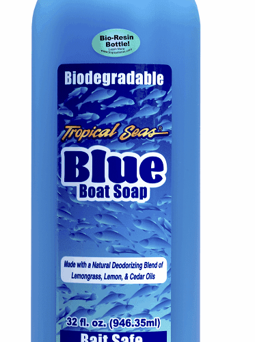Tropical Seas Blue - Boat Soap - 32 Oz Bottle