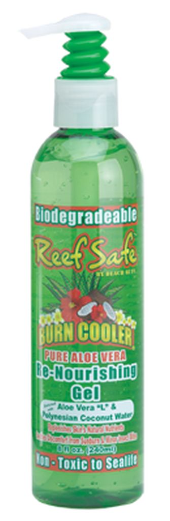 Reef Safe Aloe Vera Renourishing Gel 8 Oz Bottle