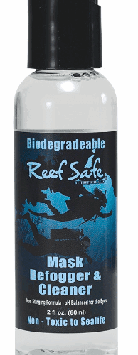 Reef Safe Mask Defog & Cleaner 2 Oz Bottle