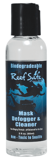 Reef Safe Mask Defog & Cleaner 2 Oz Bottle