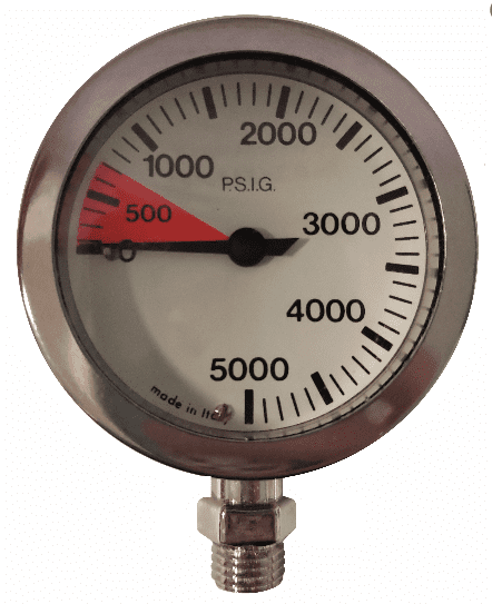 Full Size Pressure Gauge Only - No Hose Or Console