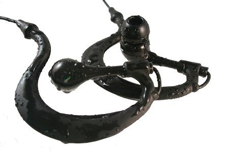 100% Dry Earphones With Earloops Aquapac