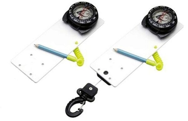 Slate With Full Size Compass And Retractor
