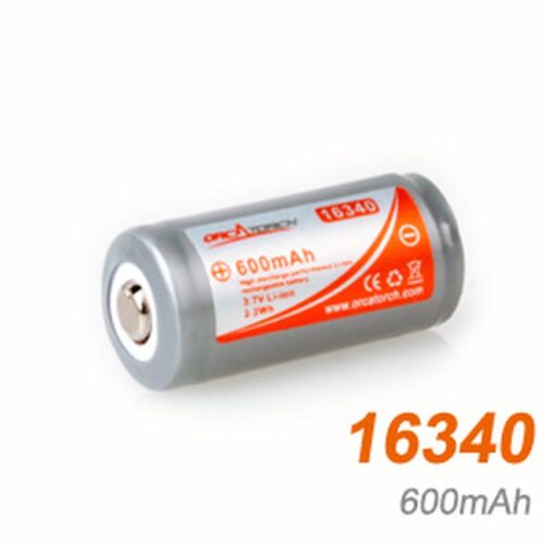 16340 Battery - 600Mah