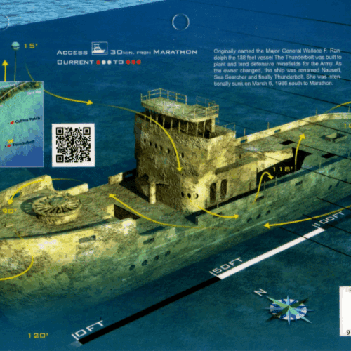 Thunderbolt Marathon - 3D Dive Site Card