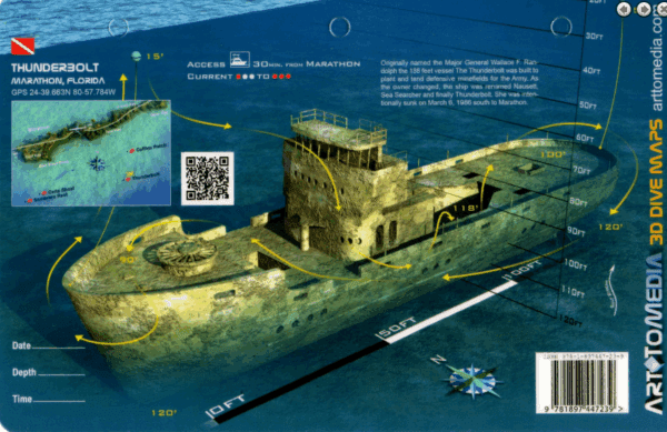 Thunderbolt Marathon - 3D Dive Site Card