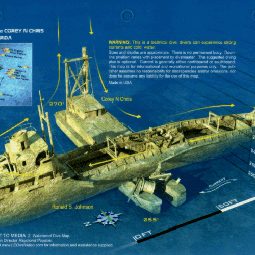 Rbj Florida Ft Lauderdale - 3D Dive Site Card