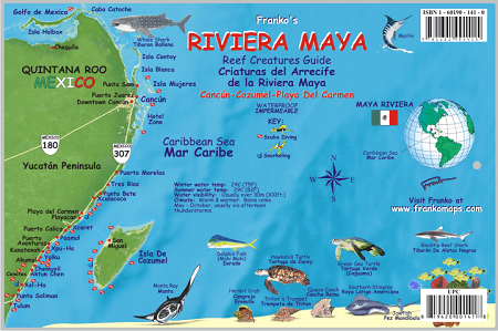 Riveria Maya Map & Fish Id Card