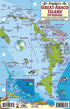 Great Abaco Map & Fish Id Card