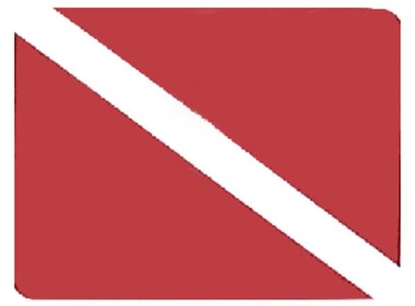 Mini Dive Flag Vinyl Sticker
