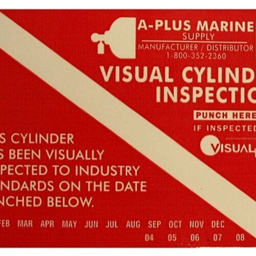 Tank Visual Inspection Sticker