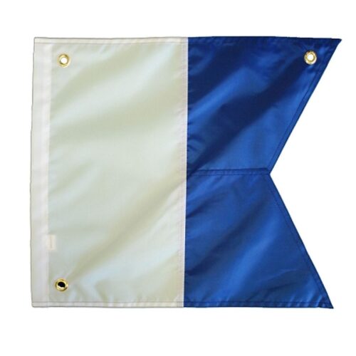 Nylon Alpha Dive Flag With Stringer