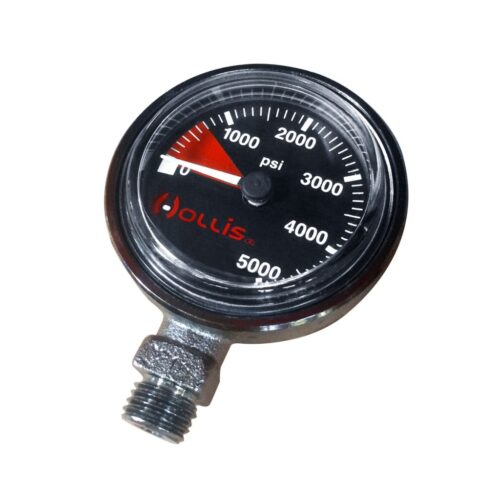 Pressure Gauge Module Psi Low Profile Blk-- Metal W/O Boot