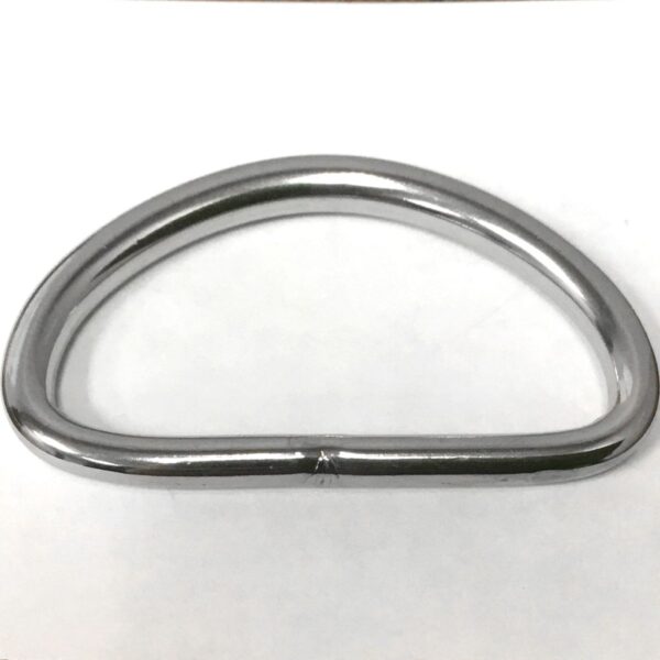 2" D-Ring Stainless, Low Profile
