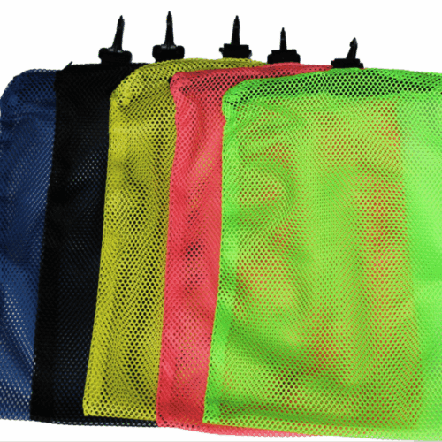 10" X 14" Mesh Bag With Zipper And Clip - Assorted Colors