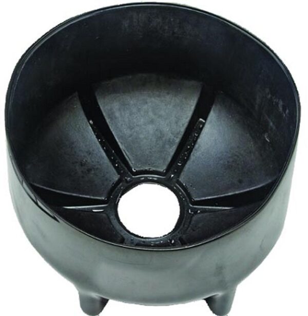 8" Round Bottom Tank Boot - Black