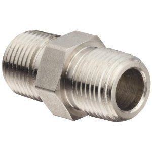 Nipple Adapter - 1/4" MNPT To 1/4" MNPT - 1.45" Long Stainless St
