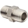Nipple Adapter - 1/4" MNPT To 1/4" MNPT - 1.45" Long Carbon Steel