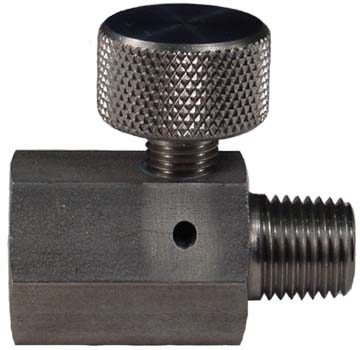 Bleeder Body - 1/4" MNPT To 1/4" FNPT - Stainless Steel