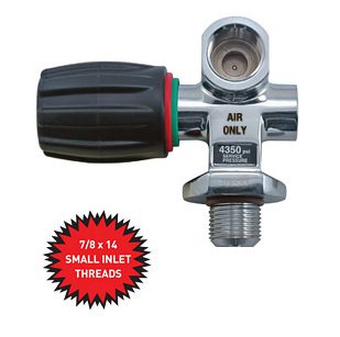 Thermo 300 Bar Din Valve - 7/8 -14 Unf Threads - Vx378-41-1