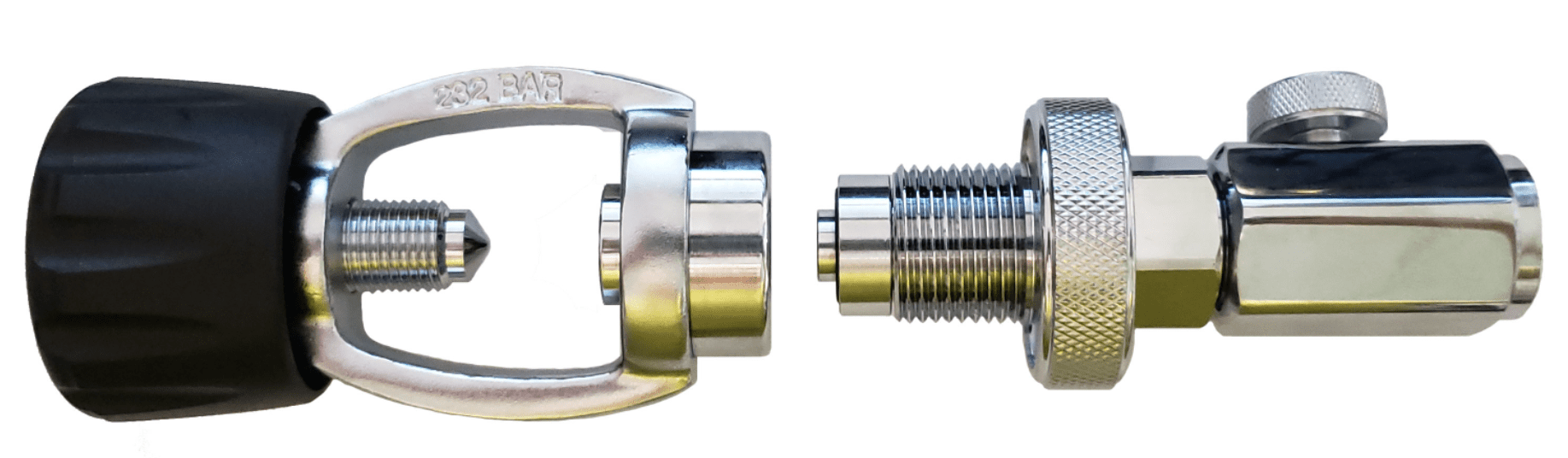 Din And Yoke Fill Adapter..4026B And 4020 - Streamline Diving