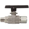 1/4 Turn On/Off Ball Valve - 1/4" FNPT To 1/4" MNPT - Parker