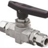 1/4 Turn On/Off Ball Valve - 1/4" FNPT To 1/4" MNPT - Parker