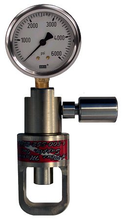Pneumatic Ez Check Tank Checker With Push Button Bleeder