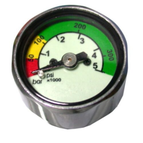 Pony Bottle Gauge - Bar And Psi