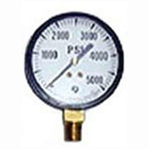 0-5000 Psi Non Liquid Filled Gauge