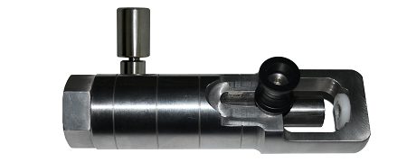 Pneumatic Din Filler With Push Button Bleed