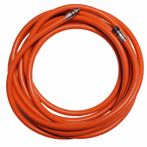 25 Ft Low Pressure Floating Hooka Rig Hose - 3/8X24 Orange