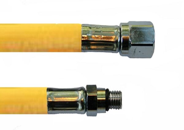 36" Yellow Low Pressure Large Diameter Octo Hose (1/2 X 20)