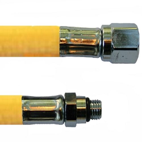 36" Yellow Low Pressure Standard Octo Hose (3/8 X 24)