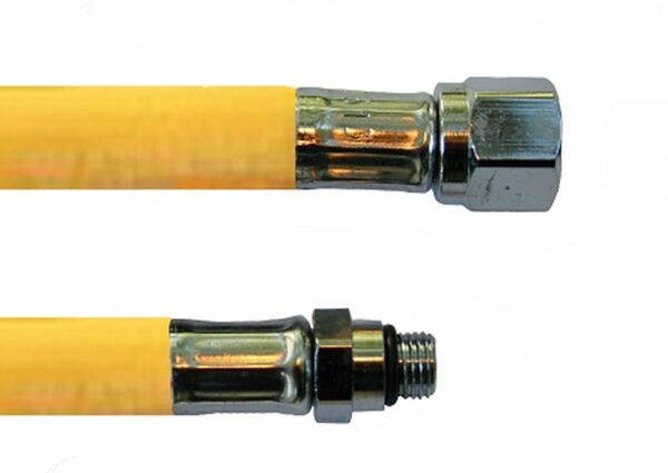 36" Yellow Low Pressure Standard Octo Hose (3/8 X 24)