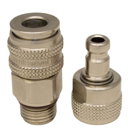 Quick Disconnect Set - Female Qd 9/16" X 18 Male And Male Qd 9/16