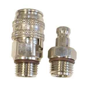 Quick Disconnect Set - Female Qd 9/16" X 18 Male And Male Qd 9/16