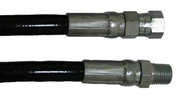 Fill Whip - 5 Ft Whip With 1/4" MNPT To 1/4" A/N Jic Swivel