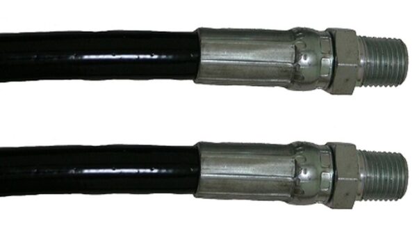 Fill Whip - 5 Ft Whip With 1/4" MNPT To 1/4" MNPT Carbon Steel